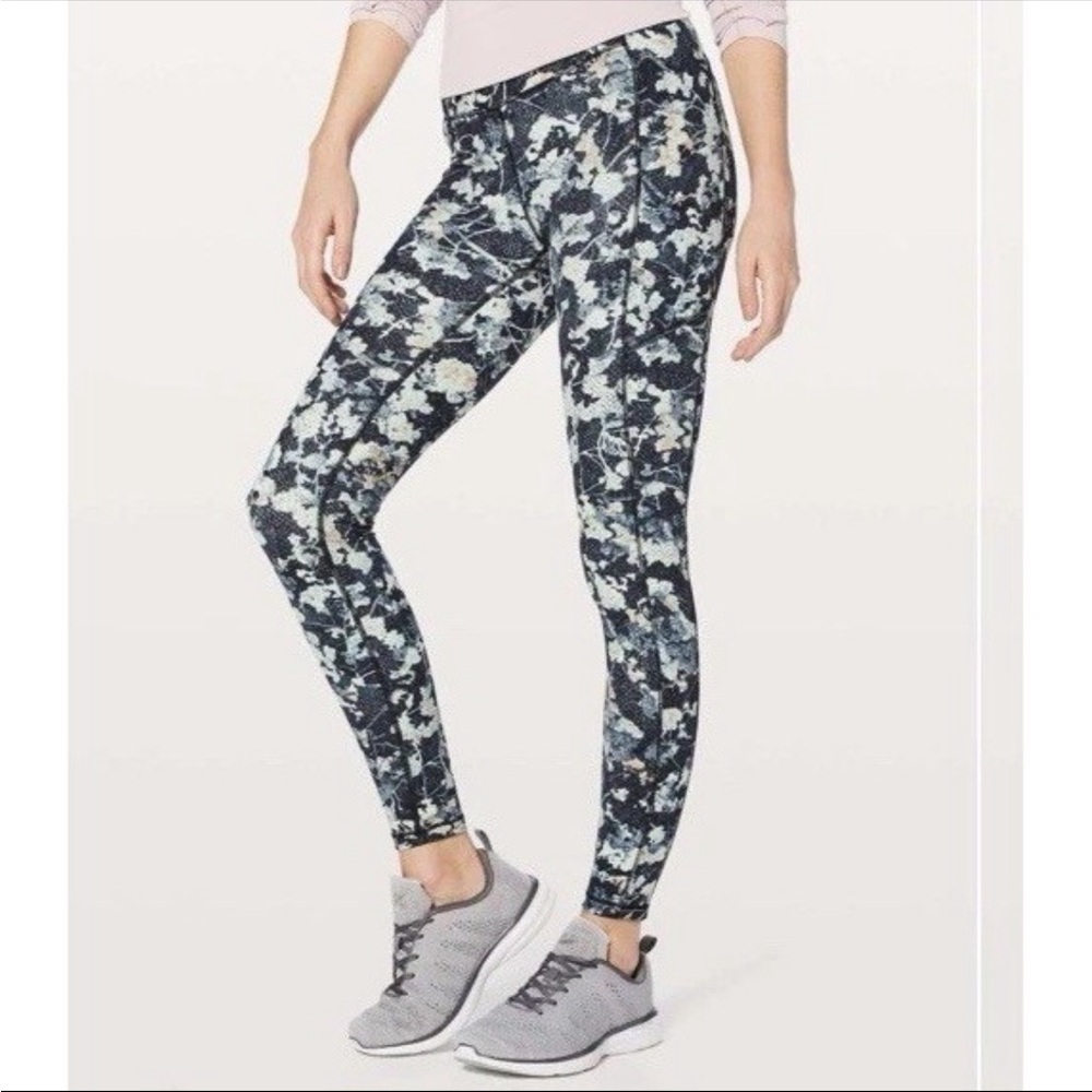 Lululemon‎ Speed Up Tight *Full-On Luxtreme 28" Size 12 Spring Bloom Multi